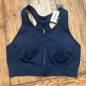 NWT Soma Sport Seamless zip front bra size M